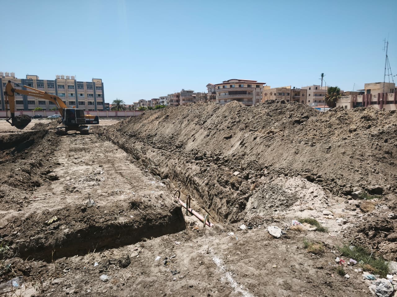 أعمال الحفر قطعة 2